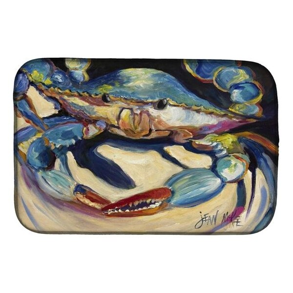 Carolines Treasures Carolines Treasures JMK1094DDM Blue Crab Dish Drying Mat JMK1094DDM - main